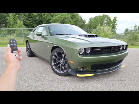 Видео: Dodge Challenger Shaker 392 RT Scat Pack 2022 года // Запуск, выхлоп, тест-драйв и обзор