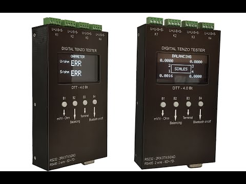 Видео: DTT Tester тензодатчиков многофункциональный