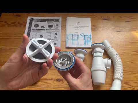 Видео: Чёрная элегантность. Серия сифонов и выпусков с чёрной решеткой и накладкой.