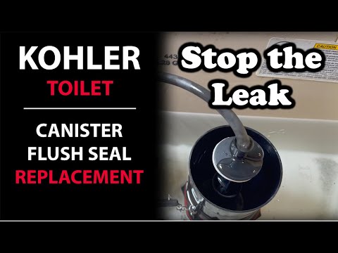 Видео: Инструкция по замене уплотнителя сливного клапана бачка унитаза Kohler
