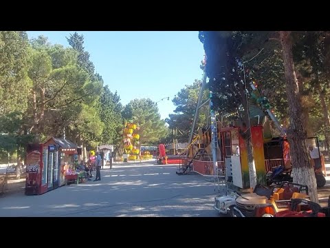 Видео: Городской парк,прогулка по Сумгайыту