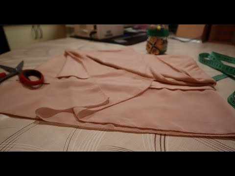 Видео: #DIY/ ШЬЮ без ВЫКРОЙКИ/ ИЗ КРАСИВОЙ НАКИДКИ ПОШИЛА ШИКАРНУЮ БЛУЗУ/ 換衣服/ ALTERING A SCARF