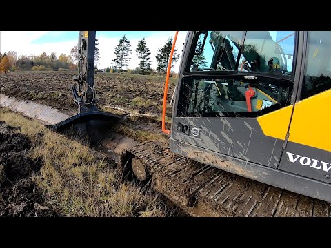 Видео: Kопаю канаву в большом пруду