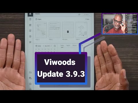 Видео: Обновление Viwoods 3.9.3: прямая трансляция