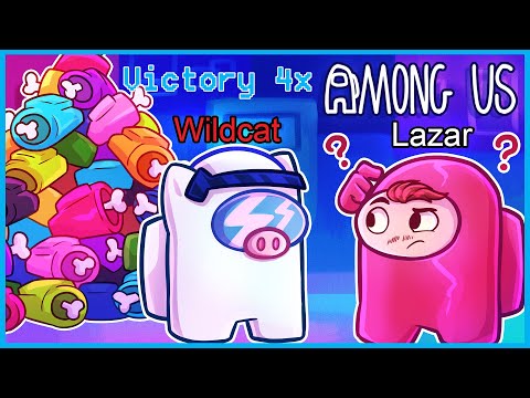 Видео: Моменты из Among Us, когда я играю в 4 ИДЕАЛЬНЫЕ игры Impostor...