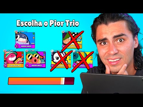 Видео: МНЕ НУЖНО ВЫБРАТЬ ХУДШЕЕ ТРИО В ТРОЙНОМ СРАЖЕНИИ... Brawl Stars