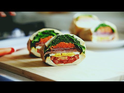 Видео: SUB) Легкий и простой сэндвич ｜ Десерт из клубничного компота