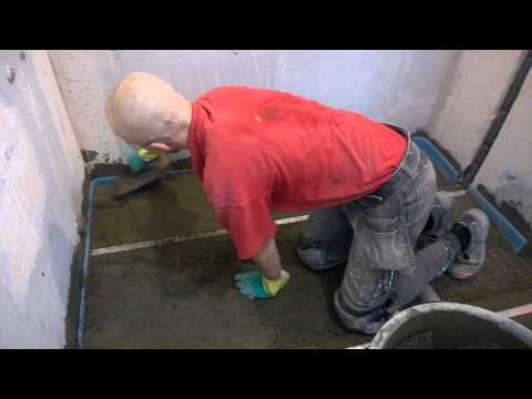 Видео: Устройство полусухой стяжки  Mapei "Topcem Pronto"