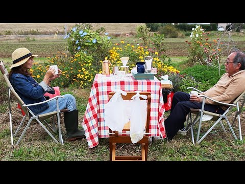 Видео: Обед с мужем на природе/обед в полевых условиях