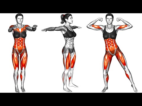 Видео: Упражнения Стоя для сжигания Жира на Животе