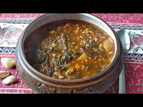 Видео: ավելուկով  ավանդական համեղ ապուր առատ հատիկեղենով, պահքի ուտեստ|суп из конского щавеля|Armenian soup