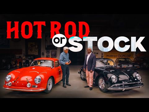 Видео: Хот-род против стокового: какой Porsche 356 стоит дороже? | Оцените и погладьте в гараже Джея Лено