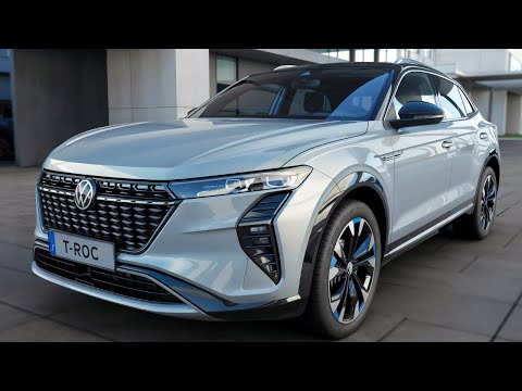 Видео: Представлен Volkswagen T-ROC 2026 года — потрясающий редизайн, гибридный вариант и большой размер