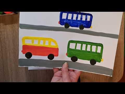 Видео: Малювання АВТОБУС