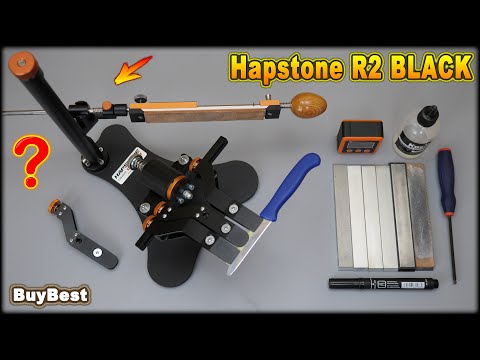 Видео: Как сделать спуски на ноже | Заточка заготовки под кухонный нож на точилке Hapstone R2 BLACK