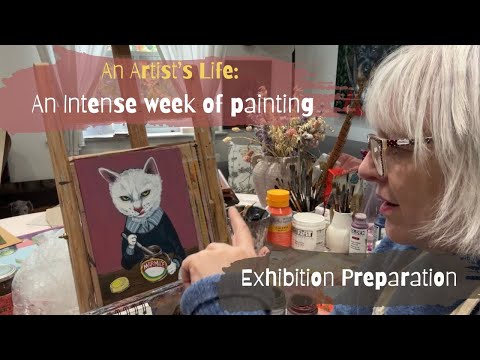 Видео: Насыщенная неделя живописи