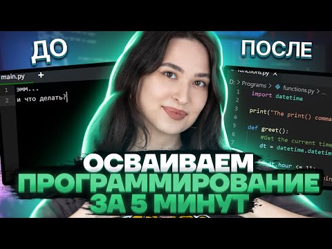 Видео: Python с нуля за 5 минут | ЕГЭ информатика | Умскул