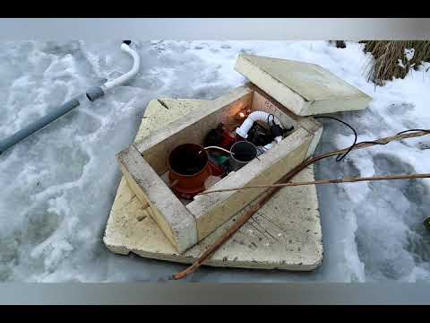 Видео: Устройство которое предотвратит зимой замор рыбы.