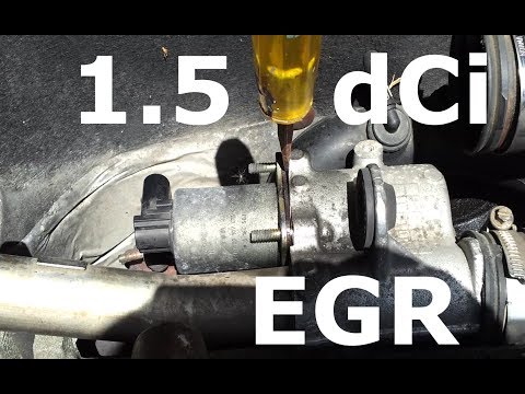 Видео: Renault 1.5 dCi EGR чистый