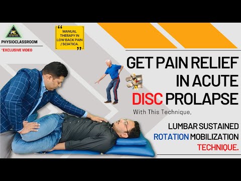 Видео: Методика поддерживающей ротационной мобилизации поясничного отдела: облегчение боли при остром пр...