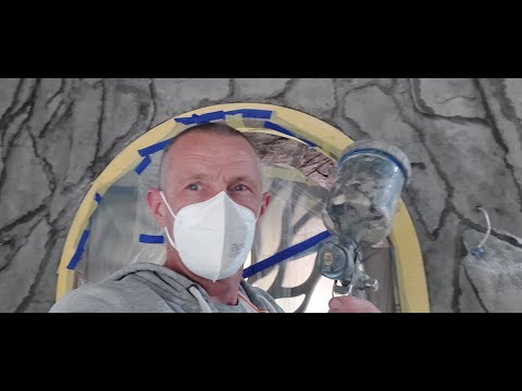 Видео: Как покрасить скалу или камень из АРТ Бетона акриловыми красками