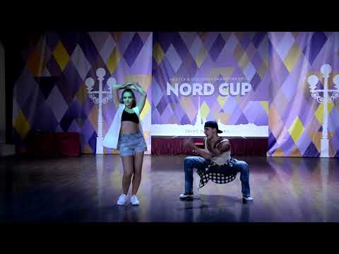 Видео: ХАСТЛ, Discofox, Nord Cup 2019, Шоу преподавателей, Павел Катунин и Евгения Нижнева