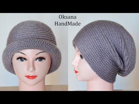 Видео: Шапка крючком. Разные способы ношения. Crochet hat pattern