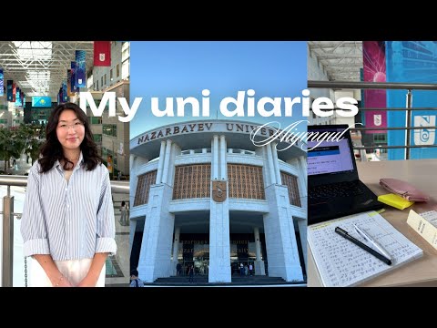 Видео: My uni diaries | Первая неделя учебы второкурсницы Назарбаев Университета 🎀