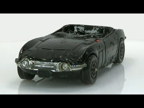 Видео: Toyota 2000 GT, 1970 г. Полная кастомная реконструкция модели Corgi № 375.