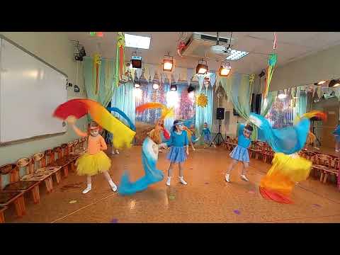 Видео: танец огня и воды.  старшая группа