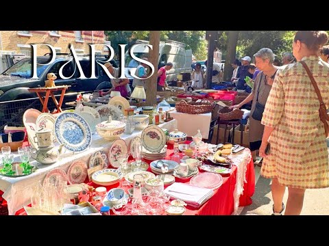 Видео: 🇫🇷Субботняя прогулка по Парижу🌿Блошиный рынок Ванв & изысканный ресторан без претензий