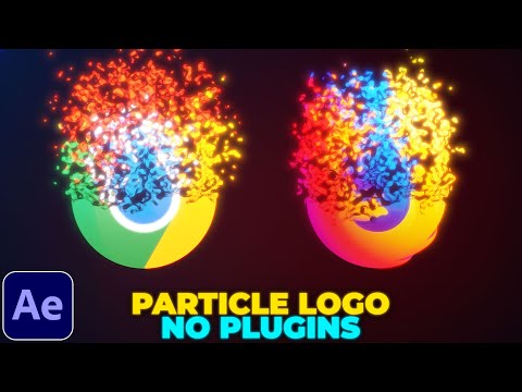 Видео: Анимация логотипа частиц без плагинов | Учебник по After Effects | Без плагинов