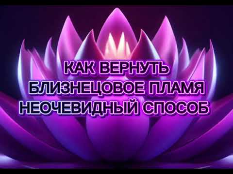 Видео: Как вернуть ваше близнецовое пламя ? 