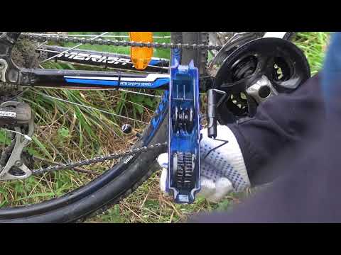 Видео: Мою цепь на merida big seven