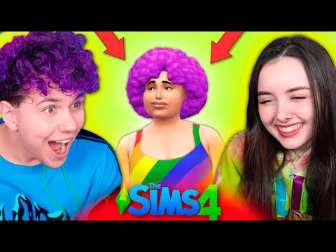 Видео: МОЯ ДЕВУШКА создает меня в SIMS 4 😳