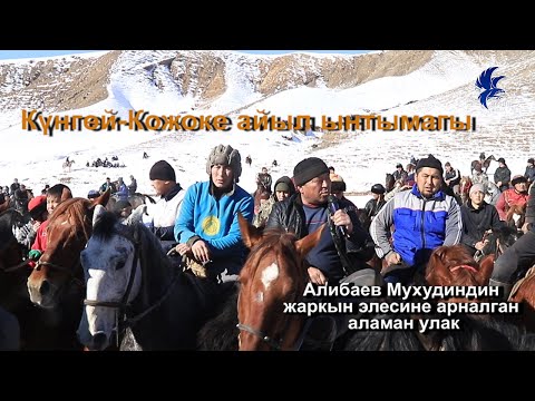 Видео: Күнгөй-Кожоке Алибаев Мухудиндин жаркын элесине арналган аламан улак 1-болум