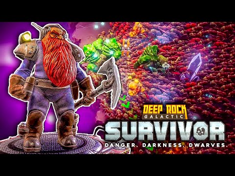Видео: СМОТРИМ НОВОЕ ВООРУЖЕНИЕ И ПРОДОЛЖАЕМ ПРОКАЧКУ В Deep Rock Galactic: Survivor