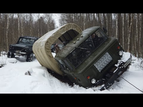 Видео: Грузовик по льду, мы думали обойдётся)