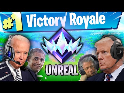 Видео: Президенты играют в лобби Unreal Original Fortnite