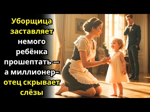 Видео: Уборщица заставляет немого ребёнка прошептать — а миллионер-отец скрывает слёзы