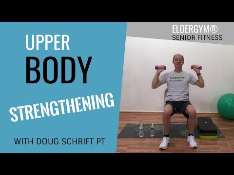 Видео: Упражнения для верхней части тела для пожилых людей и людей пожилого возраста, силовые тренировки...