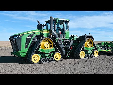 Видео: John Deere 9RX 830 бьет рекорды как самый мощный трактор в сельском хозяйстве.