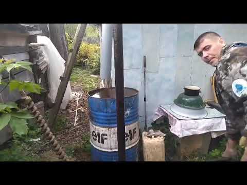 Видео: абиссинская скважина без электричества под бензиновую мото помпу! how to drill a well