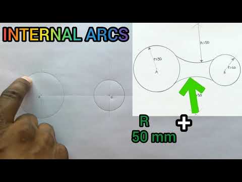 Видео: Как объединить ДУГИ и ОКРУЖНОСТИ | Внутренние дуги