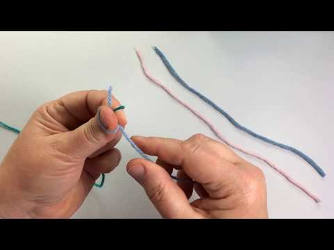 Видео: Настоящий ткацкий узел. How to Join Two Different Yarns with weaving Knot.