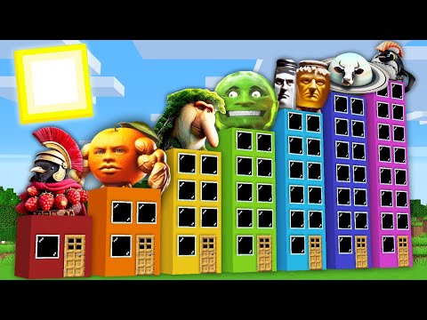 Видео: Я НАШЁЛ ДОМА БРЕЙНРОТОВ TUNG TUNG SAHUR | LING GANG MELON | LA VACCA SATURNO SATURNITA в Майнкрафт