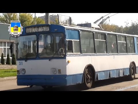 Видео: Черкаський тролейбус- ЗиУ-682В, ЗиУ-682В-012, ЗиУ-682УА 02.10.2018 / Cherkasy trolleybus- ZiU-682V