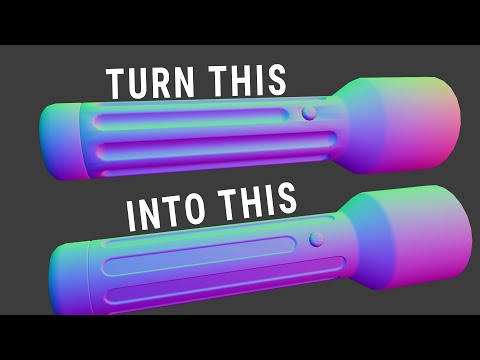 Видео: Blender Как пофиксить шейдинг | Custom normals yavne add-on