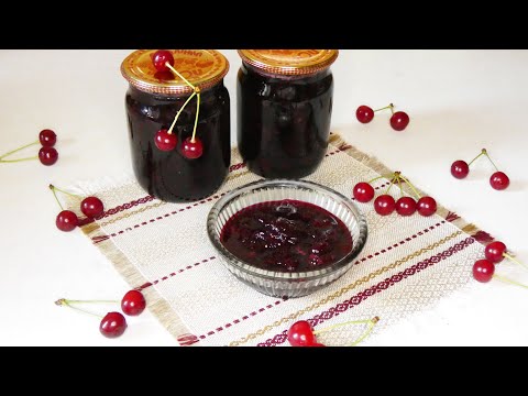 Видео: Самый вкусный ГУСТОЙ ВИШНЕВЫЙ ДЖЕМ за 20 минут! Без загустителей!