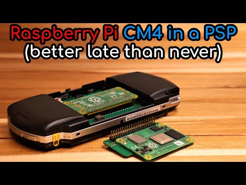 Видео: PSPi 6 — Raspberry Pi Zero (и 2W) и вычислительный модуль 4 в PSP